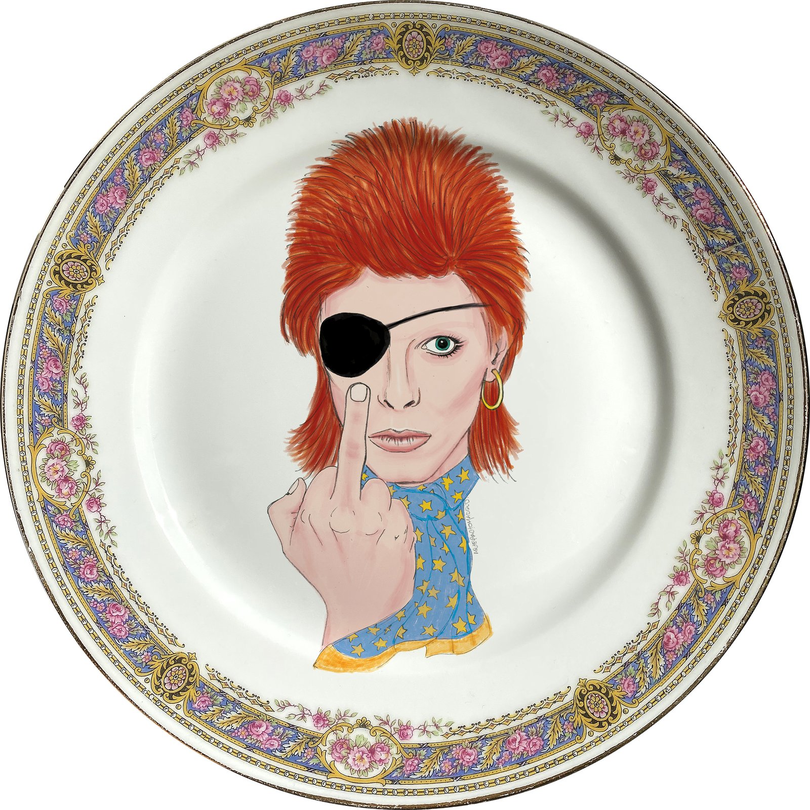 能登半島地震David Bowie アートプレート 能登半島地震David Bowie アートプレート